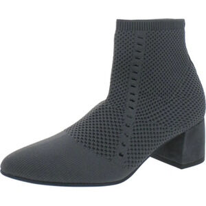Eileen Fisher "Honey" Stretch Knit Bootie in Gray  Sz: 6.5